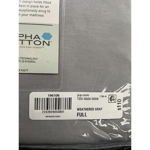 JCPenney Collection Performance Sheet Set Quick Dri Ultra Fit MSRP $110 H100 - Picture 3 of 4